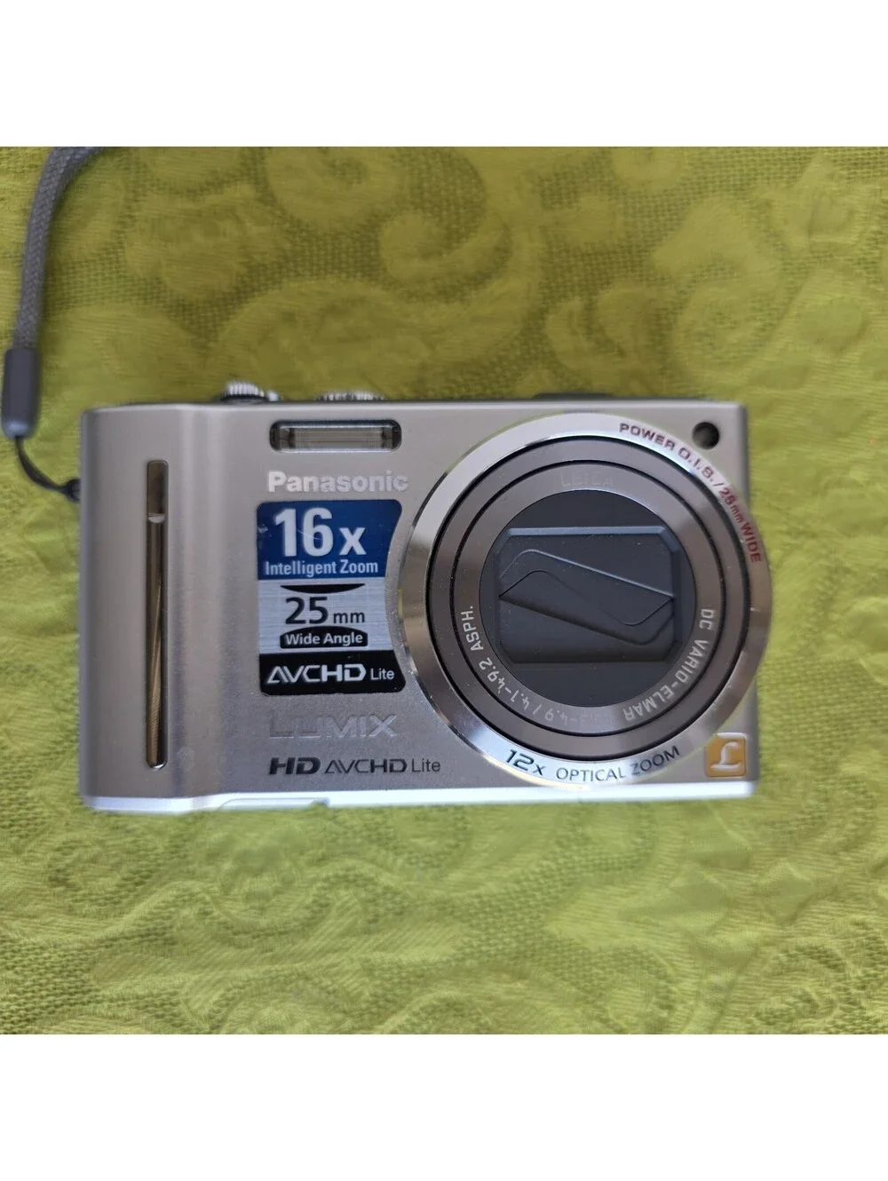 Panasonic Lumix DMC-ZS7 12MP Digital Camera Tested w/ Charger, 2 battery,SD Card